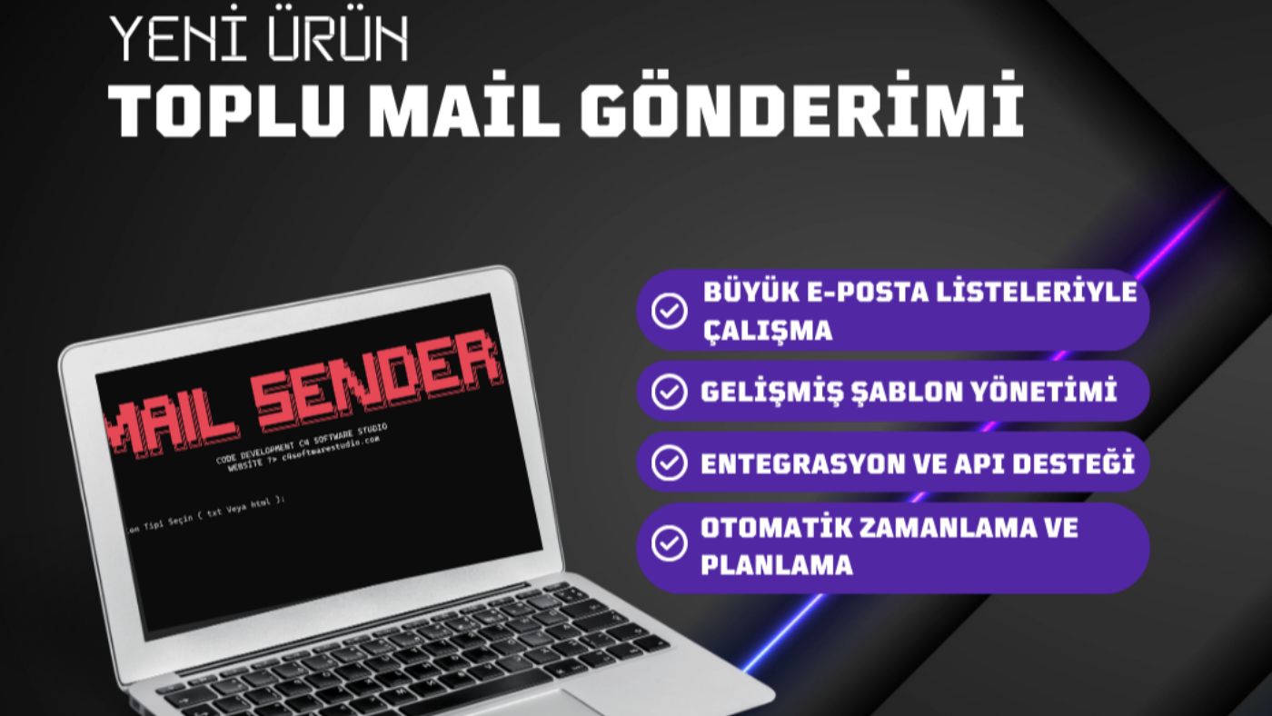 Toplu Mail Yazılımı - Ana Ekran